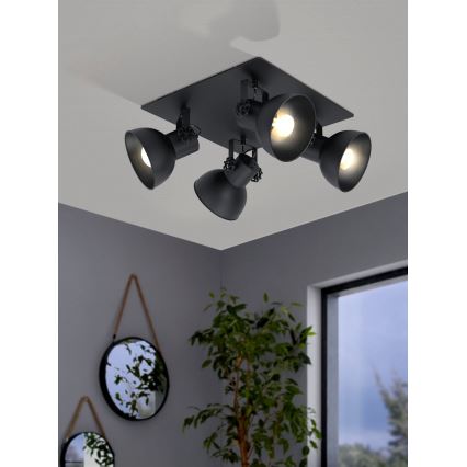 Eglo - Reflektorska lampa 4xE27/40W/230V