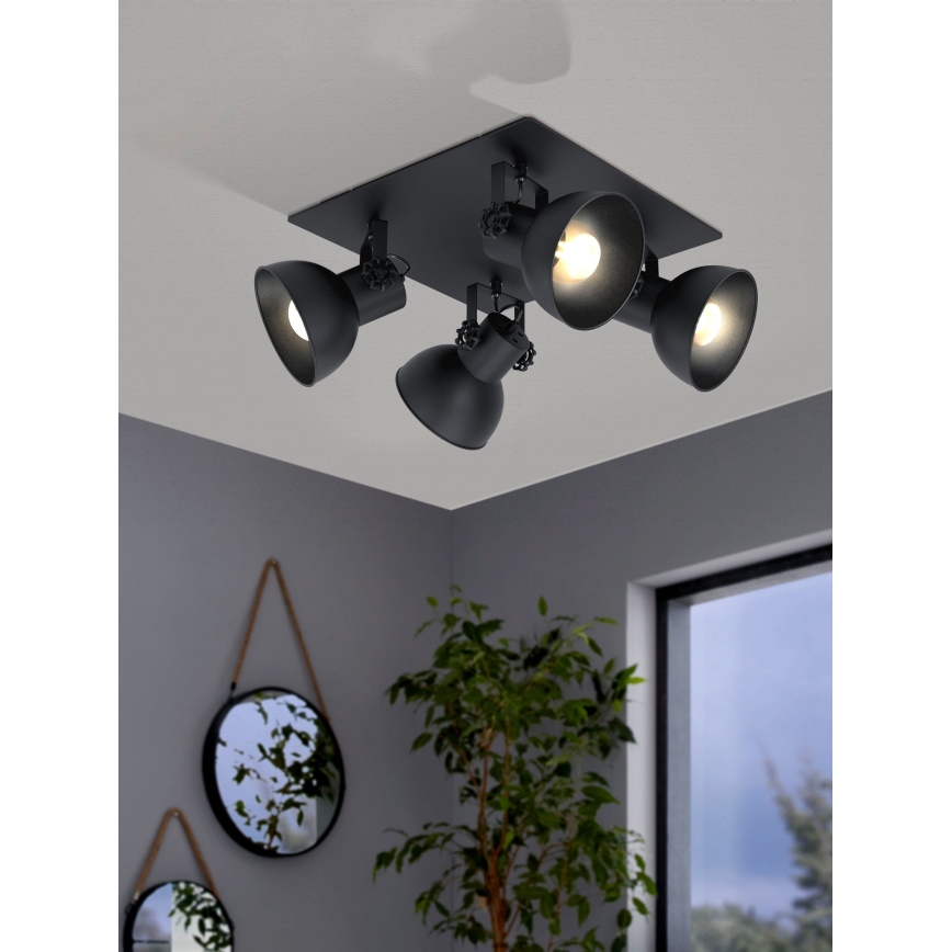 Eglo - Reflektorska lampa 4xE27/40W/230V