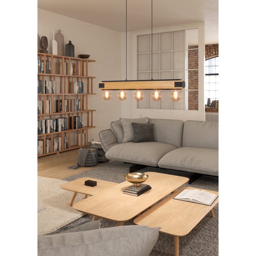 Eglo - Luster na sajli 5xE27/60W/230V