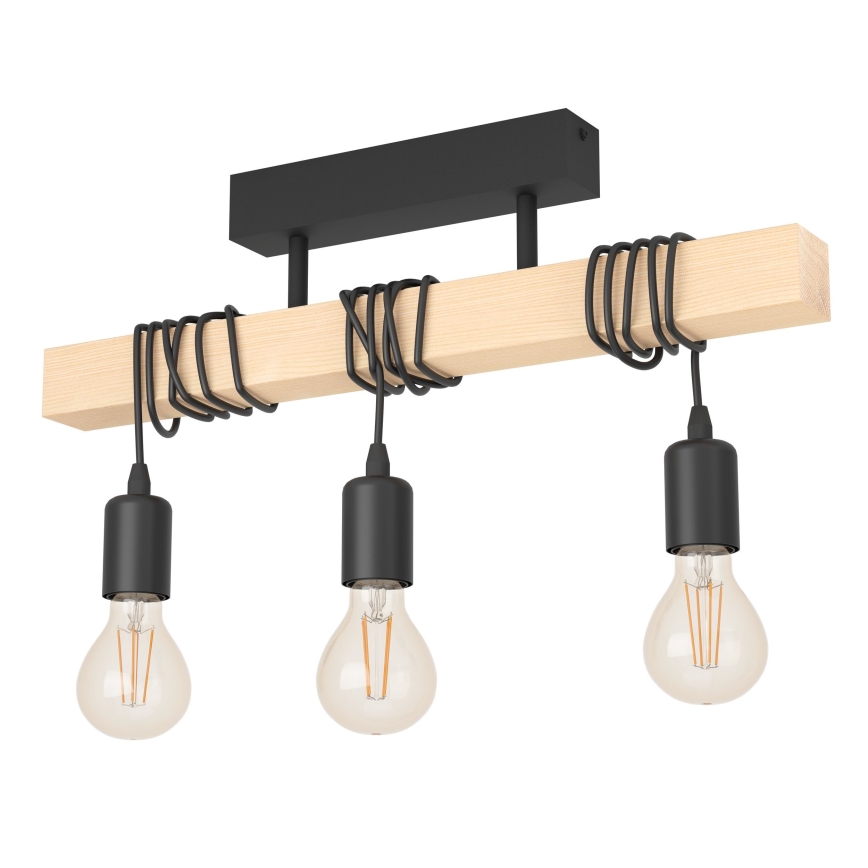 Eglo - Nadgradni luster TOWNSHEND 3xE27/60W/230V - FSC sertifikovano