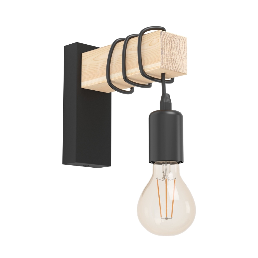 Eglo - Zidna lampa TOWNSHEND 1xE27/10W/230V - FSC sertifikovano