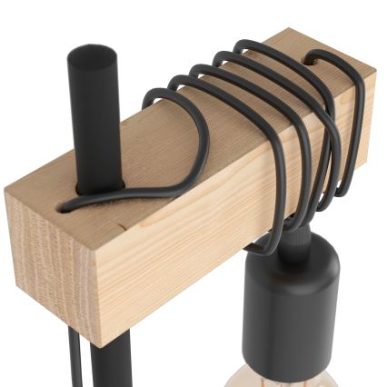 Eglo - Stona lampa TOWNSHEND 1xE27/10W/230V - FSC sertifikovano