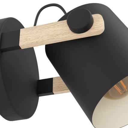 Eglo - Zidna lampa 1xE27/28W/230V - FSC sertifikovano