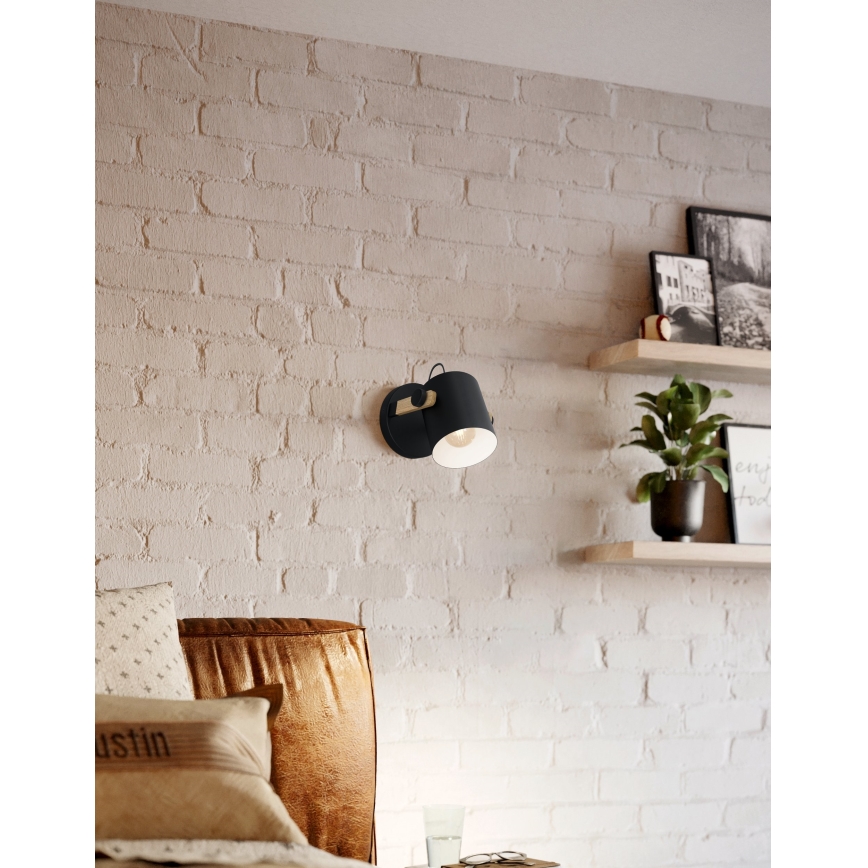 Eglo - Zidna lampa 1xE27/28W/230V - FSC sertifikovano