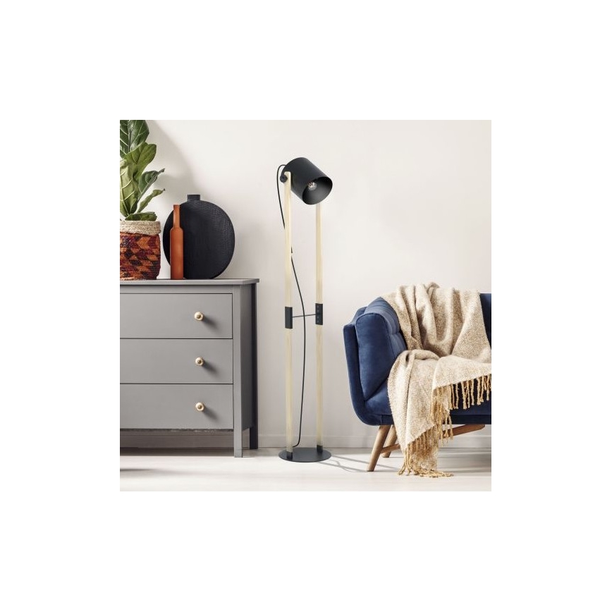 Eglo - Podna lampa 1xE27/28W/230V - FSC sertifikovano
