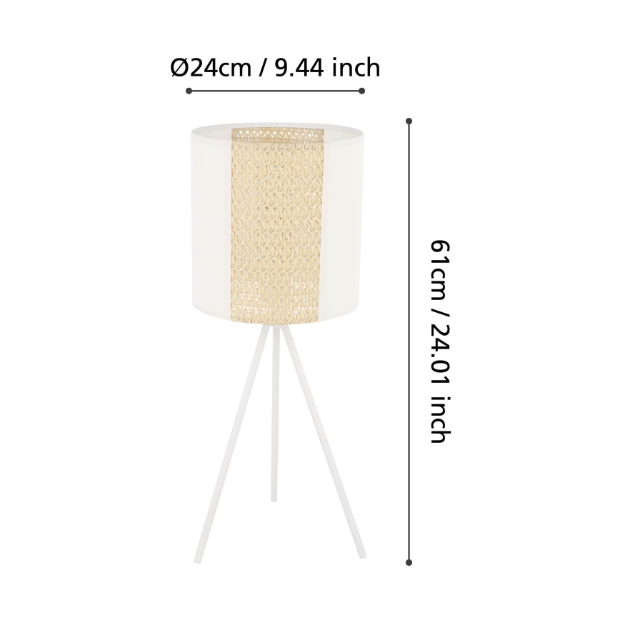 Eglo - Stona lampa 1xE27/40W/230V