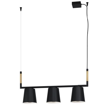 Eglo - Luster na sajli 3xE27/40W/230V