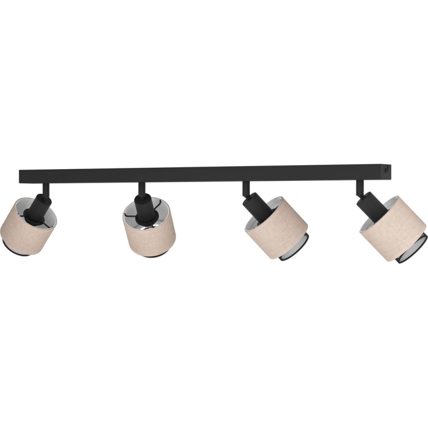 Eglo - Reflektorska lampa 4xE14/40W/230V crno/bež