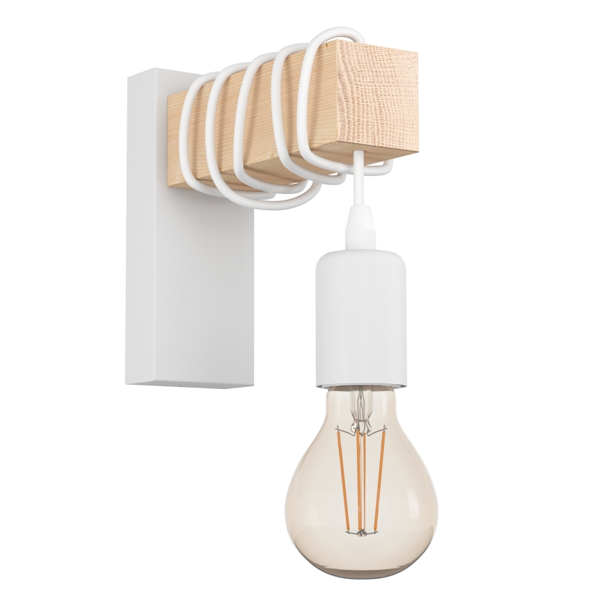 Eglo - Zidna reflektorska lampa TOWNSHEND 1xE27/10W/230V - FSC sertifikovano