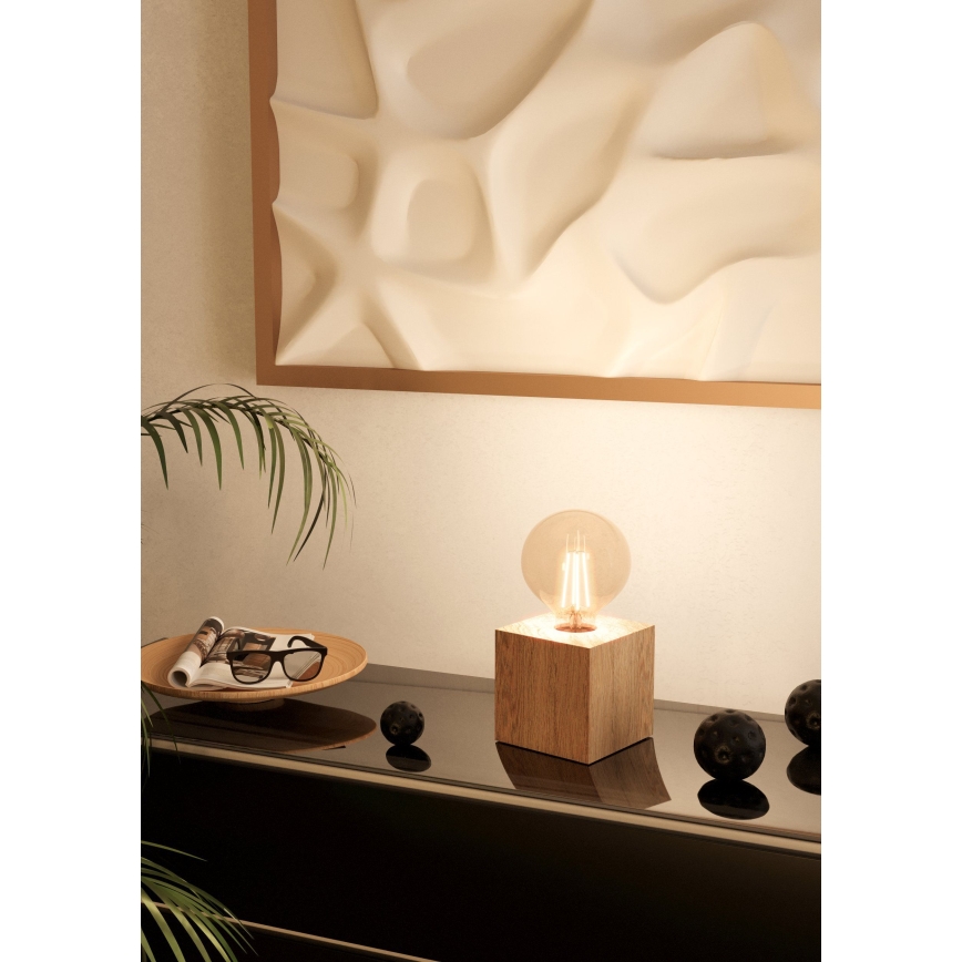 Eglo - Stona lampa 1xE27/40W/230V bež