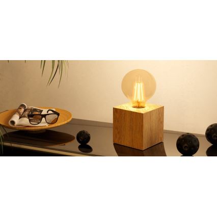 Eglo - Stona lampa 1xE27/40W/230V bež