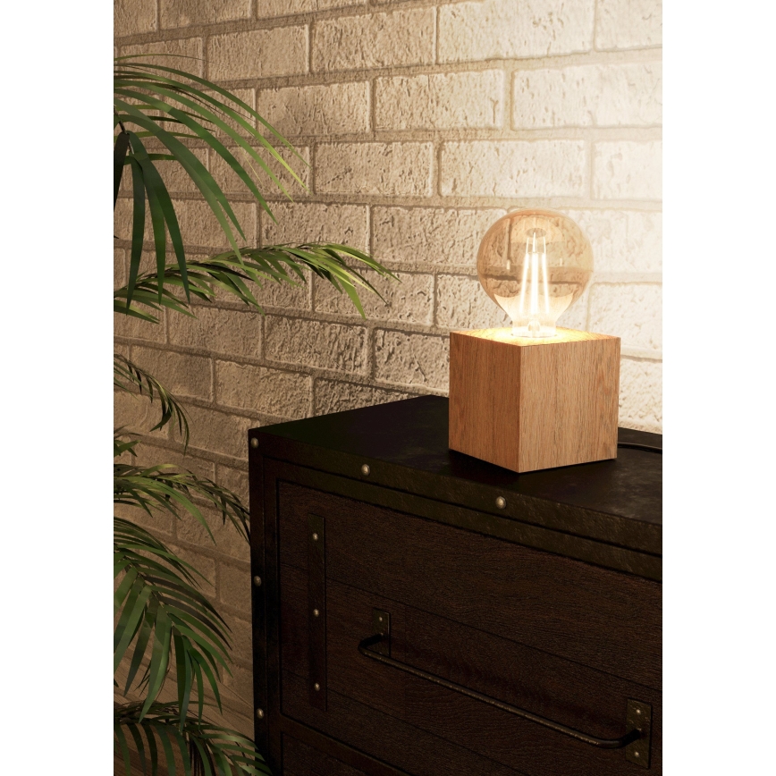 Eglo - Stona lampa 1xE27/40W/230V bež