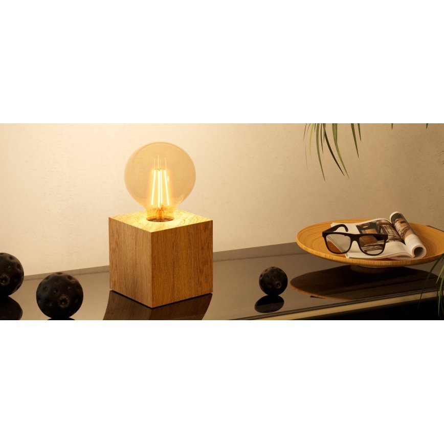 Eglo - Stona lampa 1xE27/40W/230V bež