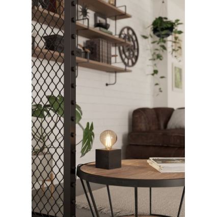 Eglo - Stona lampa 1xE27/40W/230V antracit