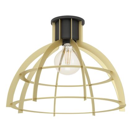 Eglo - Plafonska svetiljka 1xE27/40W/230V zlatna