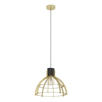 Eglo - Luster na sajli 1xE27/40W/230V zlatna
