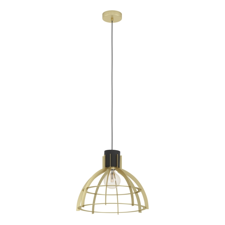 Eglo - Luster na sajli 1xE27/40W/230V zlatna