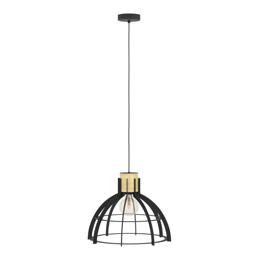 Eglo - Luster na sajli 1xE27/40W/230V crno