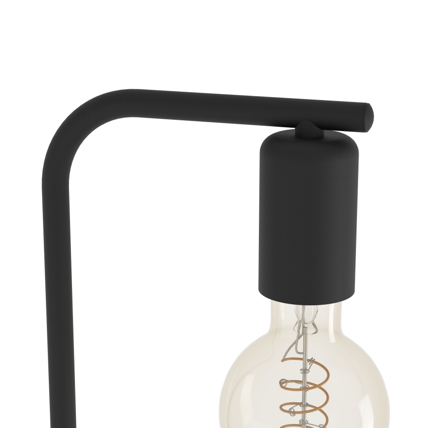 Eglo - Podna lampa 1xE27/40W/230V crno