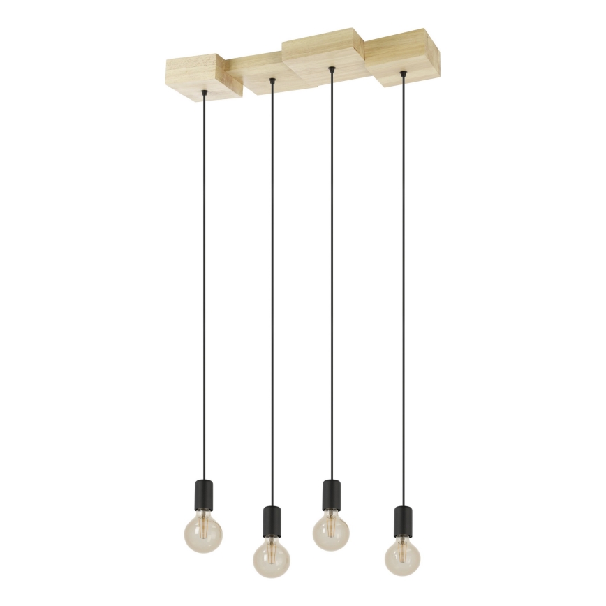 Eglo - Luster na sajli 4xE27/40W/230V