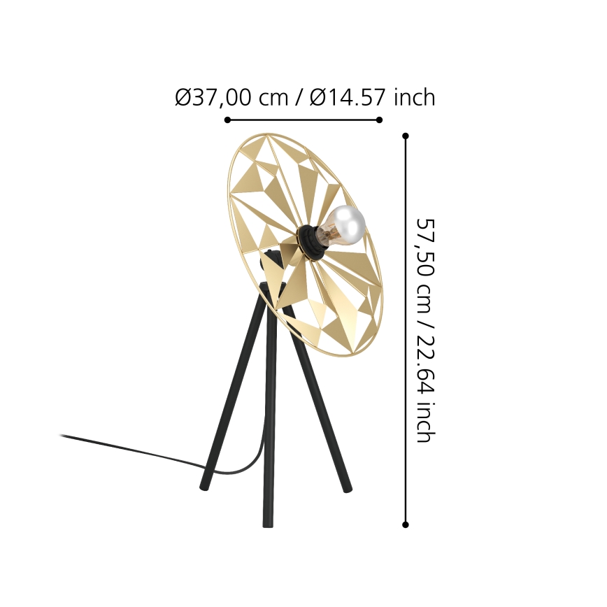 Eglo - Stona lampa 1xE27/40W/230V