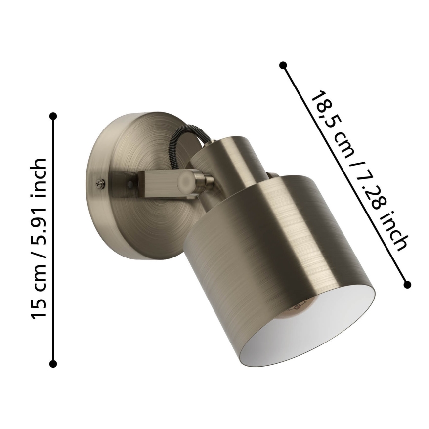 Eglo - Zidna reflektorska lampa 1xE27/40W/230V