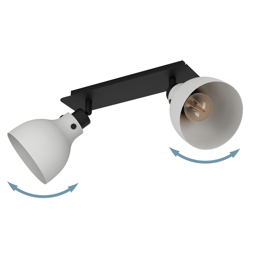 Eglo 43828 - Reflektorska lampa MATLOCK 2xE27/40W/230V