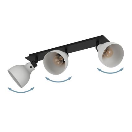 Eglo 43829 - Reflektorska lampa MATLOCK 3xE27/40W/230V