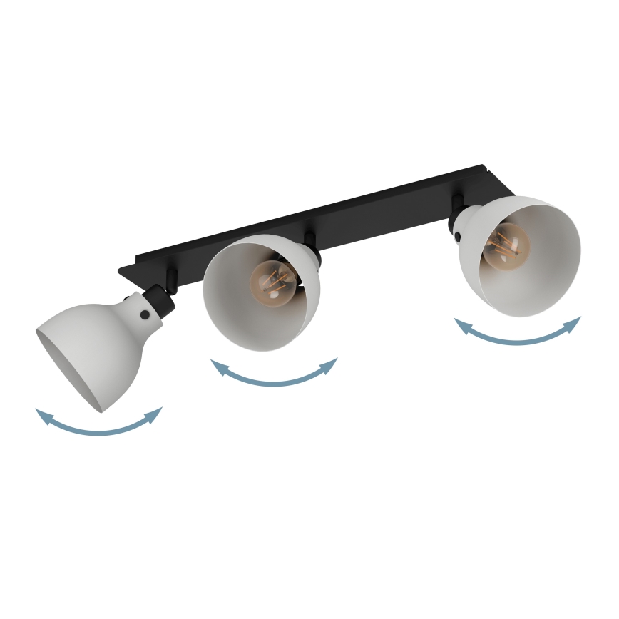 Eglo 43829 - Reflektorska lampa MATLOCK 3xE27/40W/230V