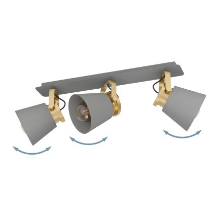 Eglo - Reflektorska lampa 3xE27/40W/230V