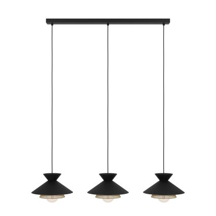 Eglo - Luster na sajli 3xE27/40W/230V