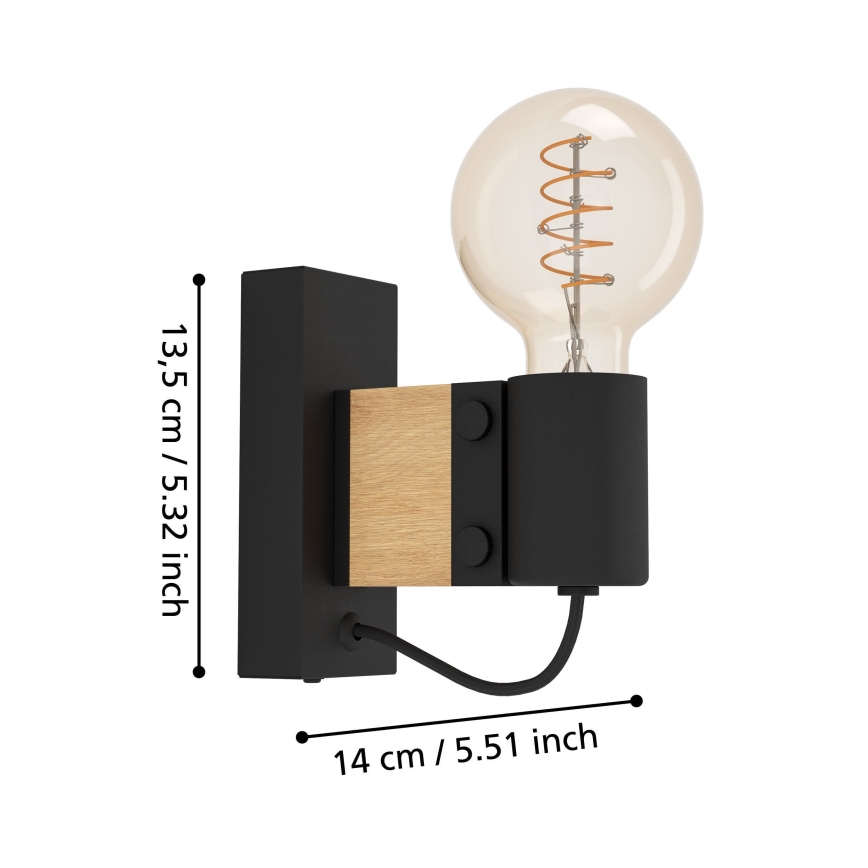Eglo - Zidna lampa 1xE27/40W/230V