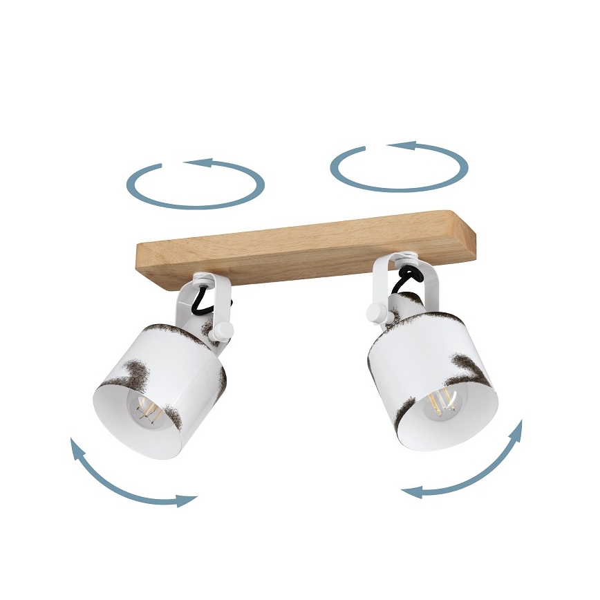 Eglo - Reflektorska lampa 2xE27/40W/230V