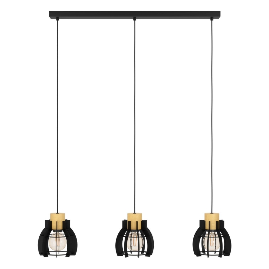 Eglo - Luster na sajli 3xE27/40W/230V