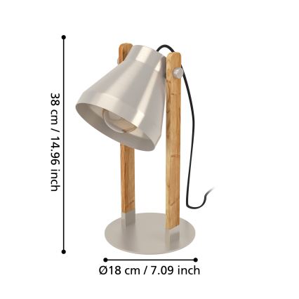 Eglo - Stona lampa 1xE27/40W/230V