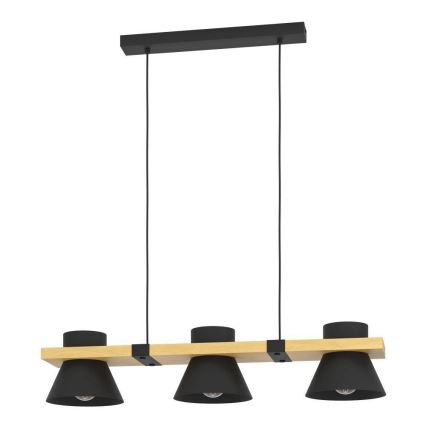 Eglo - Luster na sajli 3xE27/15W/230V