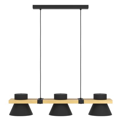 Eglo - Luster na sajli 3xE27/15W/230V