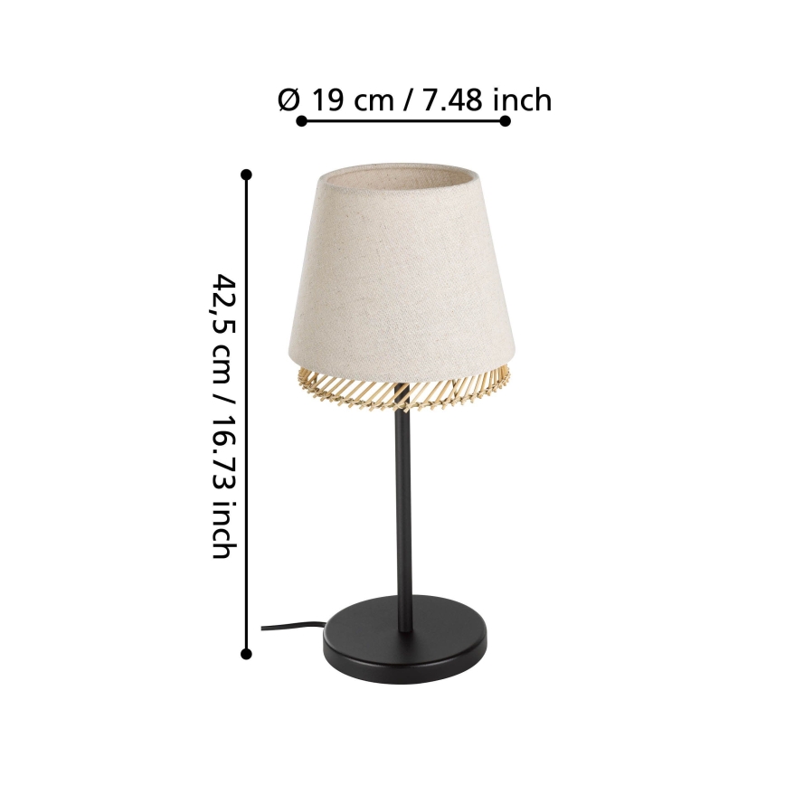 Eglo - Stona lampa 1xE27/40W/230V