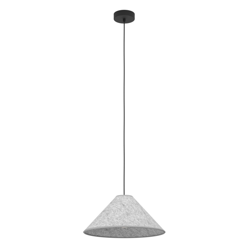 Eglo - Luster na sajli 1xE27/40W/230V sivo