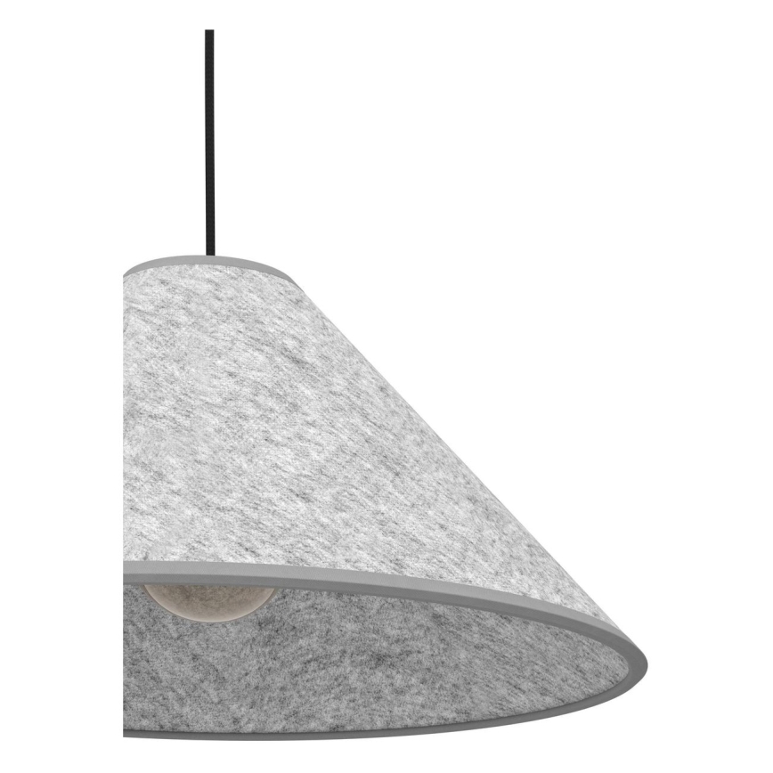 Eglo - Luster na sajli 1xE27/40W/230V sivo