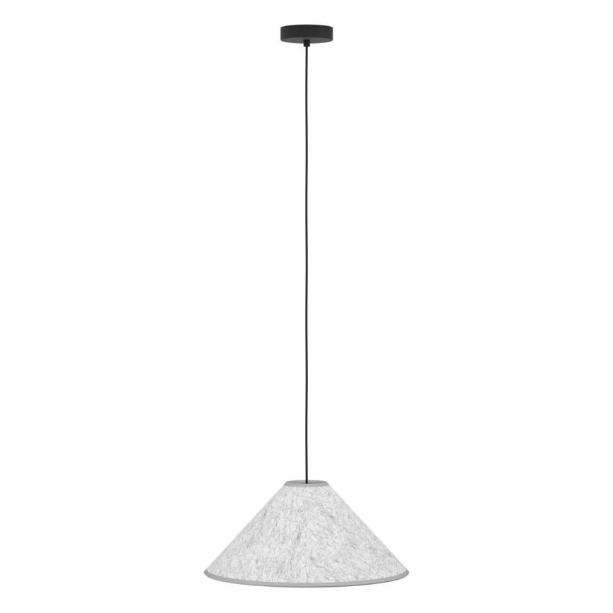 Eglo - Luster na sajli 1xE27/40W/230V sivo