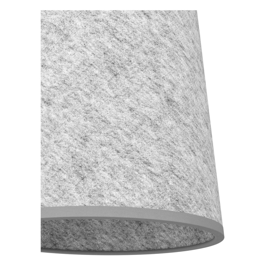 Eglo - Luster na sajli 3xE27/40W/230V sivo