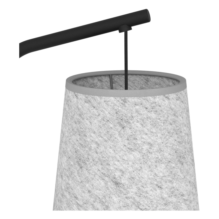 Eglo - Podna lampa 1xE27/40W/230V sivo