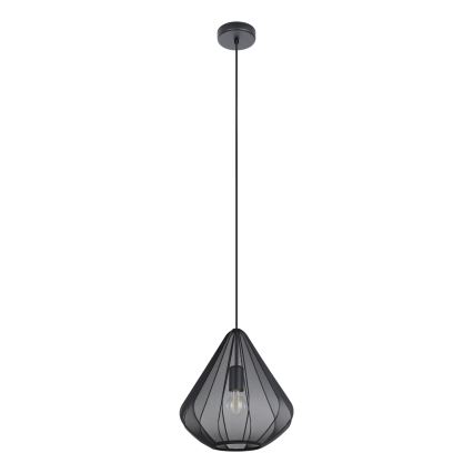 Eglo - Luster na sajli 1xE27/40W/230V pr. 33,5 cm crno