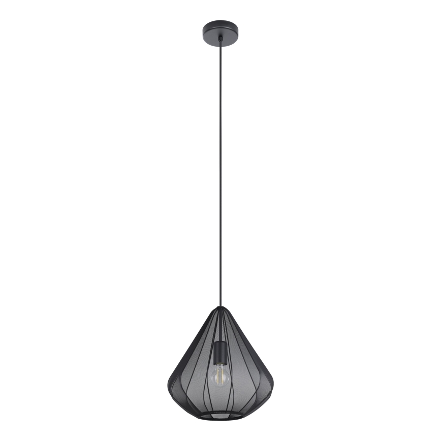 Eglo - Luster na sajli 1xE27/40W/230V pr. 33,5 cm crno