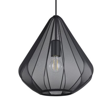 Eglo - Luster na sajli 1xE27/40W/230V pr. 33,5 cm crno