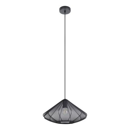 Eglo - Luster na sajli 1xE27/40W/230V pr. 42,5 cm crno