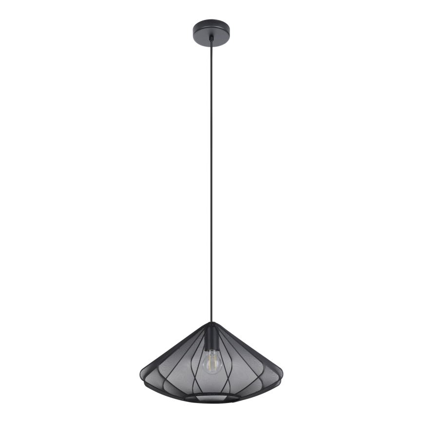 Eglo - Luster na sajli 1xE27/40W/230V pr. 42,5 cm crno