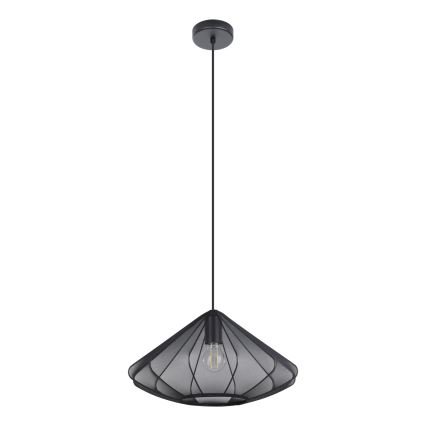 Eglo - Luster na sajli 1xE27/40W/230V pr. 42,5 cm crno