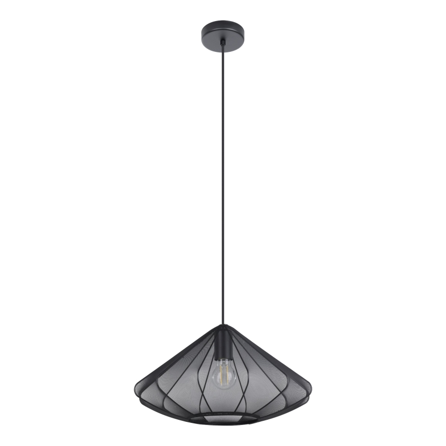 Eglo - Luster na sajli 1xE27/40W/230V pr. 42,5 cm crno